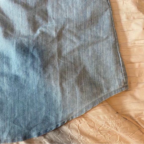 Light denim button down dress - Picture 4 of 7